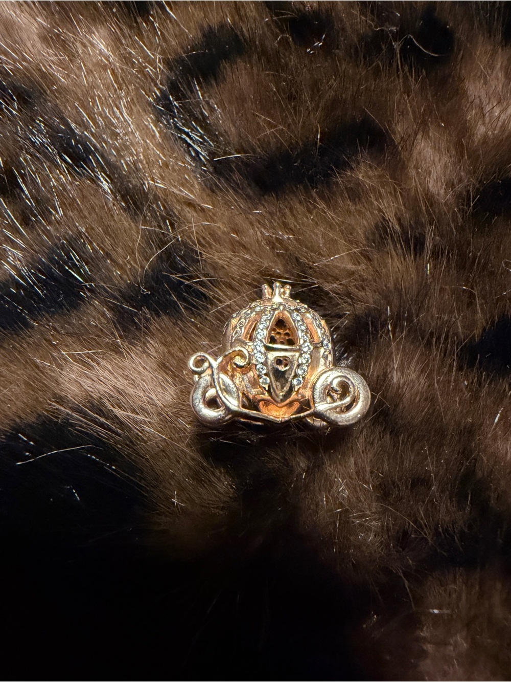 Pandora Gold Fairy Tale Carriage Charm